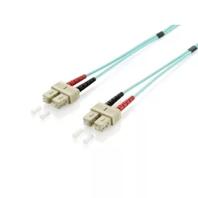   Equip Optikai Kábel - 255329 (OM3, SC/SC, 50/125µ, LSOH, türkiz, 0,5m)