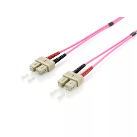   Equip Optikai Kábel - 255521 (OM4, SC/SC, 50/125µ, LSOH, lila, 1m)