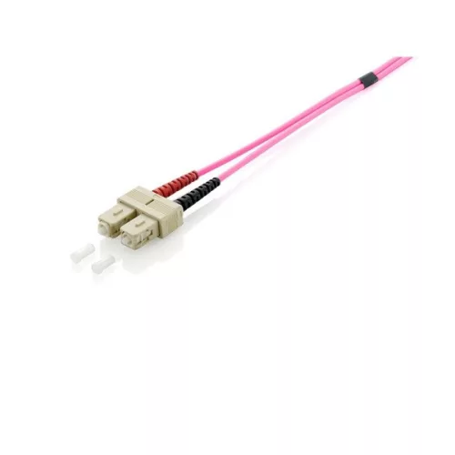 Equip Optikai Kábel - 255521 (OM4, SC/SC, 50/125µ, LSOH, lila, 1m)