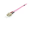 Equip Optikai Kábel - 255528 (OM4, SC/SC, 50/125µ, LSOH, lila, 20m)