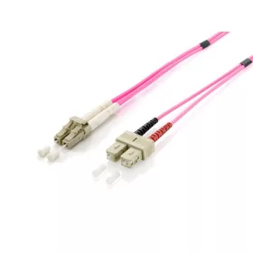   Equip Optikai Kábel - 255532 (OM4, LC/SC, 50/125µ, LSOH, lila, 2m)