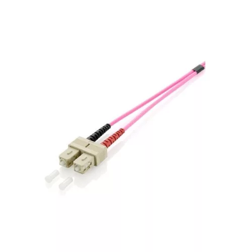 Equip Optikai Kábel - 255536 (OM4, LC/SC, 50/125µ, LSOH, lila, 10m)