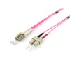 Equip Optikai Kábel - 255538 (OM4, LC/SC, 50/125µ, LSOH, lila, 20m)