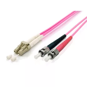   Equip Optikai Kábel - 255543 (OM4, LC/ST, 50/125µ, LSOH, lila, 3m)