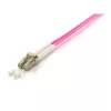 Equip Optikai Kábel - 255547 (OM4, LC/ST, 50/125µ, LSOH, lila, 15m)
