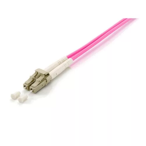 Equip Optikai Kábel - 255548 (OM4, LC/ST, 50/125µ, LSOH, lila, 20m)