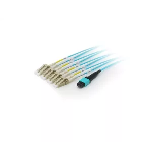   Equip Optikai Kábel - 25556807 (OM4, MTP/LC, 50/125µ, LSOH, kék, 20m)