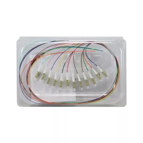Equip Optikai Kábel - 255642 (OM4, LC/PC Pigtails, 50/125µ, LSOH, 1m) 12db/csomag