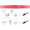 Equip Kábel - 603054 (UTP patch kábel, CAT6A, Réz, LSOH, 10Gb/s, fekete, 3m)