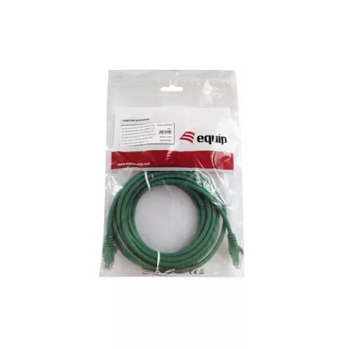 Equip Kábel - 625448 (UTP patch kábel, CAT6, zöld, 15m)