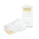 RJ45 Cat6 csatlakozó UTP patch kábelre, 100db/csomag