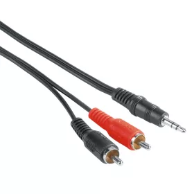 Hama Kábel - 205106 (3,5 mm jack, RCA dugó, 2m, fekete)