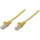 Manhattan Kábel - U/UTP Patch (RJ45 to RJ45, Cat6, 1m, Sárga)