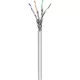 Manhattan Kábel - S/FTP Fali kábel dob (100m, réz, 23AWG, LSZH, CPR-Dca rated, Cat6a, Szürke)