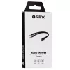 S-Link Átalakító - SL-TA68 (Audio elosztó, Bemenet: 3,5mm Jack anya, Kimenet: 3,5 Jack apa, fekete)