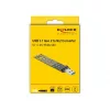 Delock Átalakító - 64069 (M.2 NVMe PCIe (2280, 2260, 2242) -> USB 3.1 Gen 2)