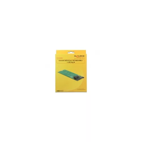Delock Átalakító - 62703 (SATA 22pin / SFF-8643 NVMe > M.2 NGFF M)