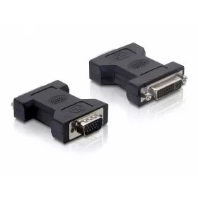   Delock Átalakító - 65017 (DVI (24+5) -> VGA 15 tűs, anya/apa, fekete)