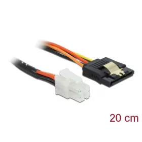   Delock Kábel - 85519 (P4 -> Sata tűs kábel, apa/anya, 20 cm)