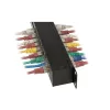 Delock Patch Panel - 43295 (Cat6 patch panel, 24 port, 1U, árnyékolt, fekete)