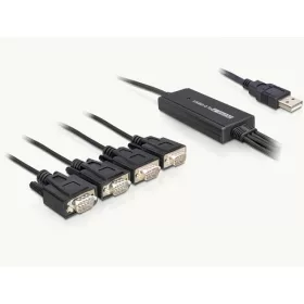   Delock Átalakító - 61887 (USB-A -> 4 x RS-232 soros adapter)