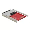 Delock 62495 IDE 44 Pin > mSATA konverter, 2.5”-os kerettel (7 mm)