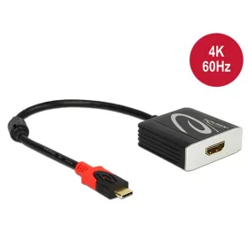   Delock Átalakító - 62730 (USB Type-C -> HDMI, 4K@60Hz, 3D, HDCP, fekete)