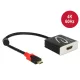 Delock Átalakító - 62730 (USB Type-C -> HDMI, 4K@60Hz, 3D, HDCP, fekete)