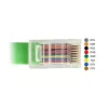 Delock Átalakító Kábel - 62960 (USB2.0 -> Soros RS-232, RJ45, 1,8m, Zöld)