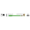 Delock Átalakító Kábel - 62960 (USB2.0 -> Soros RS-232, RJ45, 1,8m, Zöld)