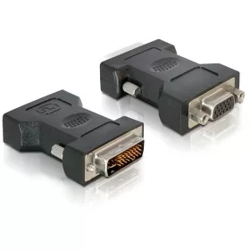   Delock Átalakító - 65016 (VGA 15 tűs -> DVI (24+5), anya/apa, fekete)