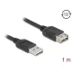 Delock Kábel - 81512 (USB2.0 Hosszabbító kábel, apa/anya, 1m)