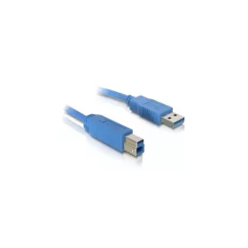   Delock Kábel - 82582 (USB3.0, A-B kábel, apa/apa, kék, 5m)