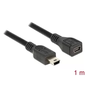   Delock Kábel - 82667 (USB 2.0 mini-B, hosszabbító kábel, apa-anya, 1m)