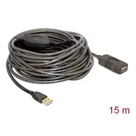   Delock Kábel - 82689 (USB2.0 Hosszabbító kábel, aktív, 15m)