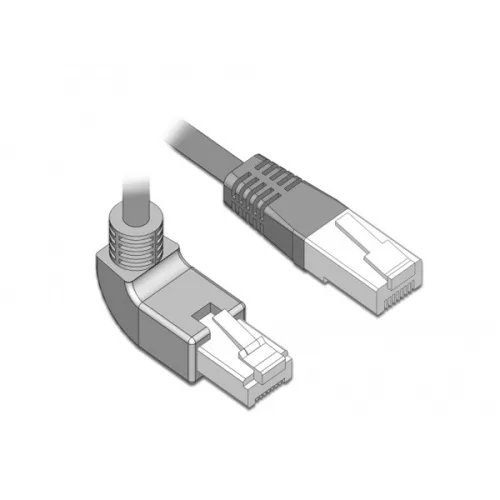 Delock Kábel - 83514 (Cat5e SFTP elfordított / egyenes kábel, 0,5m)