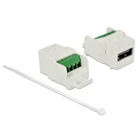   Delock 86376 Keystone modul USB 2.0 A anya > sorkapocs modul