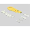 Delock Patch Panel - 87674 (Cat6A Desktop patch panel, 8 port, árnyékolt, fekete)