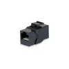 Equip RJ45 Keystone Toldó - 125579 (UTP, Cat6, árnyékolatlan, műanyag, fekete) 8db/csomag