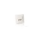 Equip Keystone Süllyeszthető csatlakozó aljzat - 125722 (2 port, Cat5e, STP, 80x80mm, fehér) 5db/csomag
