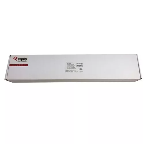 Equip Patch panel - 135426 (24 port, Cat6, árnyékolatlan, fekete)