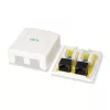 Equip Fali aljzat - 235214 (2 port, Cat6, UTP, fehér)