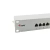 Equip Patch panel - 326317 (16 port, Cat6, árnyékolt, szürke)