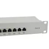Equip Patch panel - 326317 (16 port, Cat6, árnyékolt, szürke)
