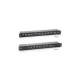 Equip Patch panel - 326424 (24 port, Cat6, 1U, árnyékolt, fekete)