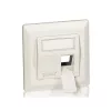 Equip Keystone Fali aljzat - 760303 (2 port, Cat6, UTP, fehér)