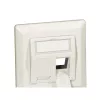Equip Keystone Fali aljzat - 760303 (2 port, Cat6, UTP, fehér)