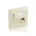 Equip Keystone Fali aljzat - 760304 (3 port, Cat6, UTP, fehér)