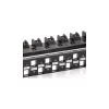 Equip Keystone Patch Panel - 769225 (24 port, 1U, árnyékolatlan, fekete)