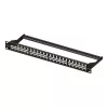 Equip Keystone Patch Panel - 769248 (48 port, 1U, árnyékolatlan, fekete)